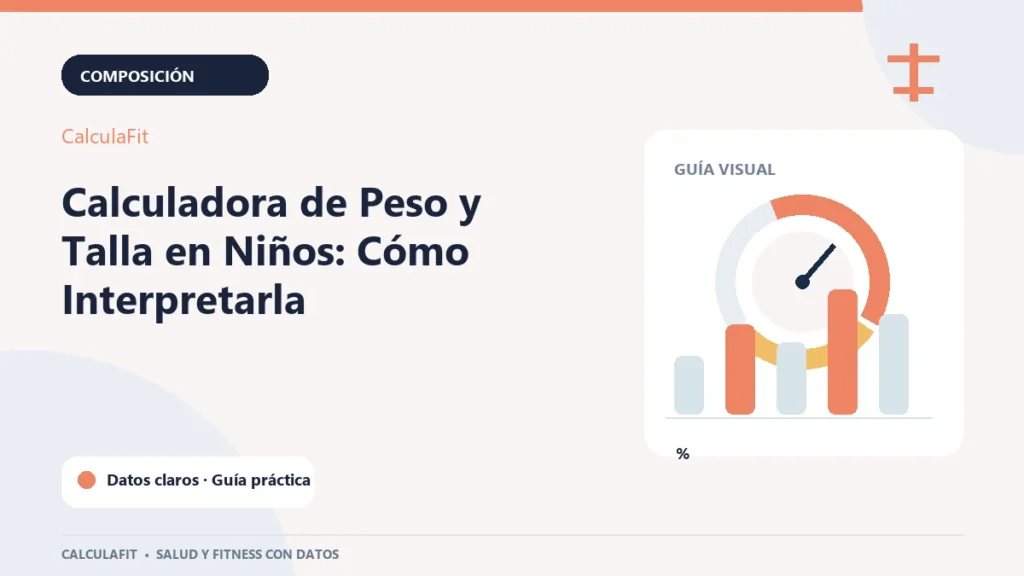 Infografía: Calculadora de Peso y Talla en Niños: Cómo Interpretarla | CalculaFit