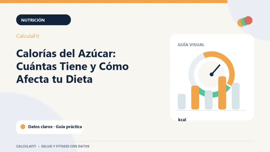 Infografía: Calorías del Azúcar: Cuántas Tiene y Cómo Afecta tu Dieta | CalculaFit