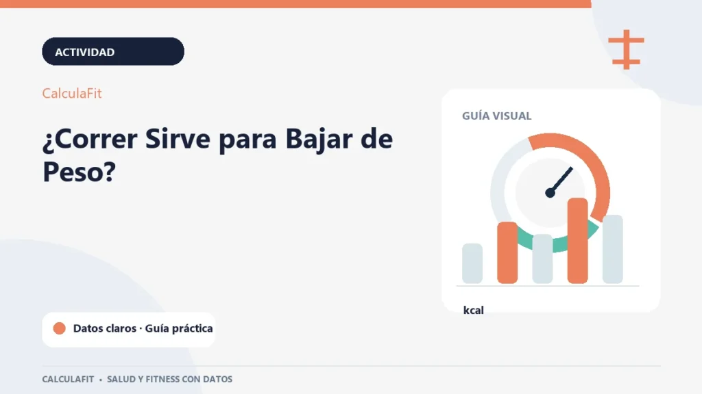 Infografía: ¿Correr Sirve para Bajar de Peso? | CalculaFit