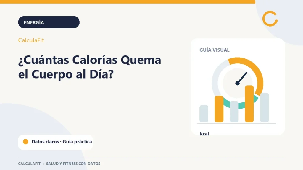 Infografía: ¿Cuántas Calorías Quema el Cuerpo al Día? | CalculaFit