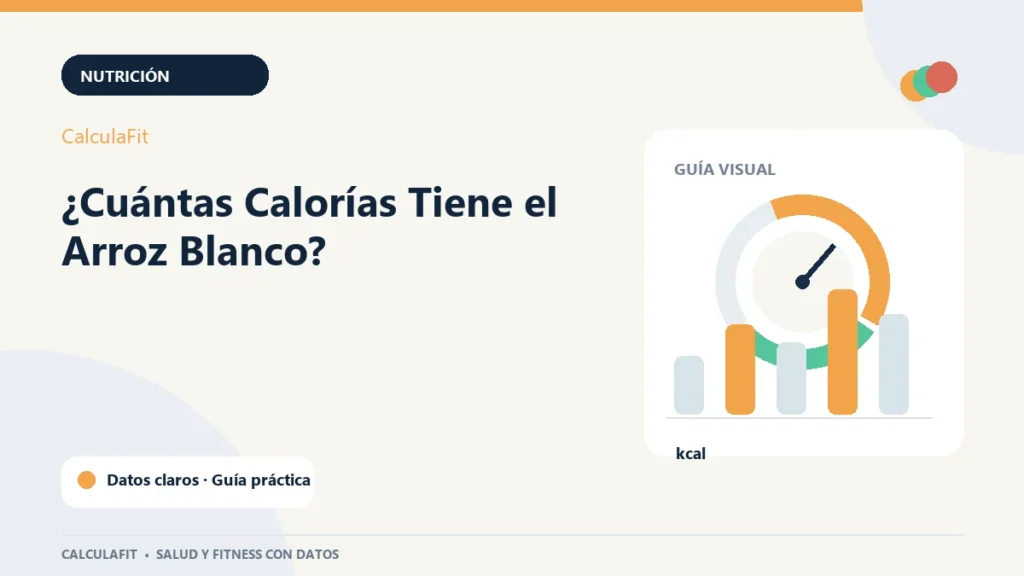 Infografía: ¿Cuántas Calorías Tiene el Arroz Blanco? | CalculaFit
