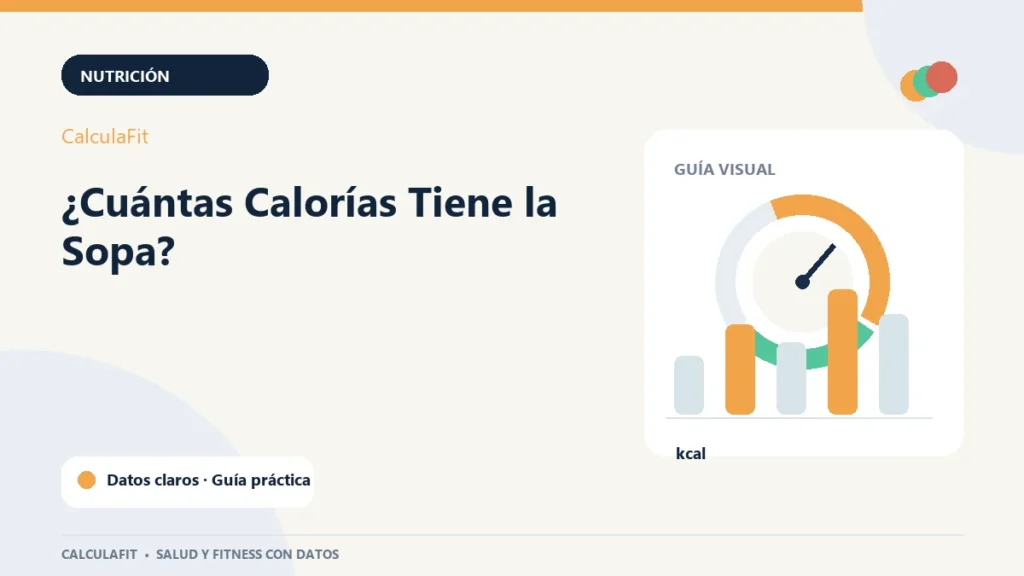 Infografía: ¿Cuántas Calorías Tiene la Sopa? | CalculaFit
