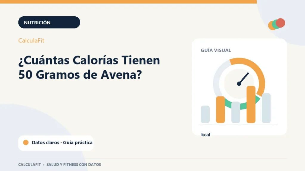 Infografía: ¿Cuántas Calorías Tienen 50 Gramos de Avena? | CalculaFit