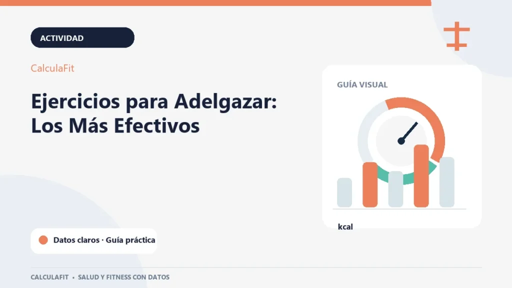Infografía: Ejercicios para Adelgazar: Los Más Efectivos | CalculaFit