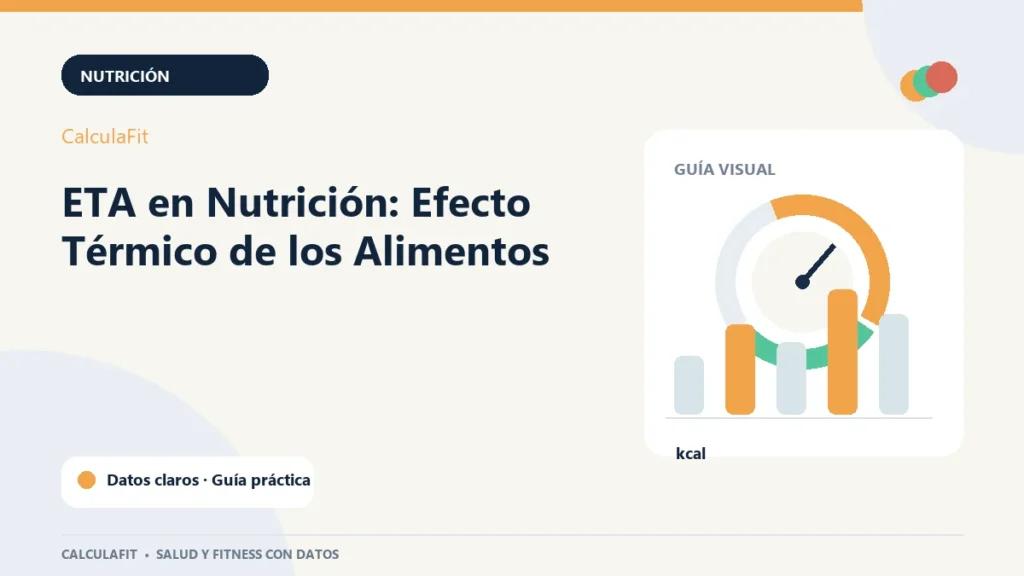 Infografía: ETA en Nutrición: Efecto Térmico de los Alimentos | CalculaFit