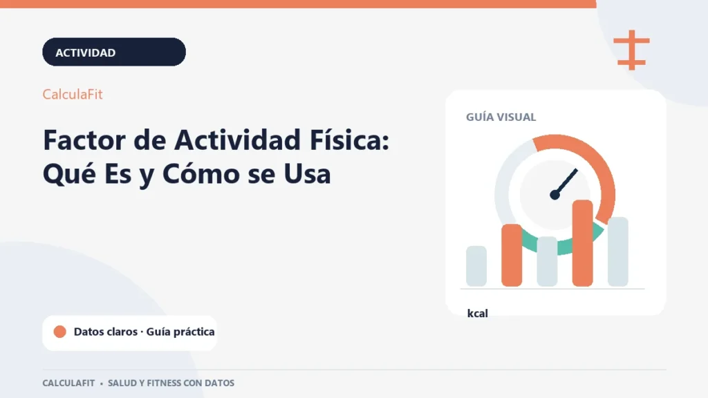Infografía: Factor de Actividad Física: Qué Es y Cómo se Usa | CalculaFit