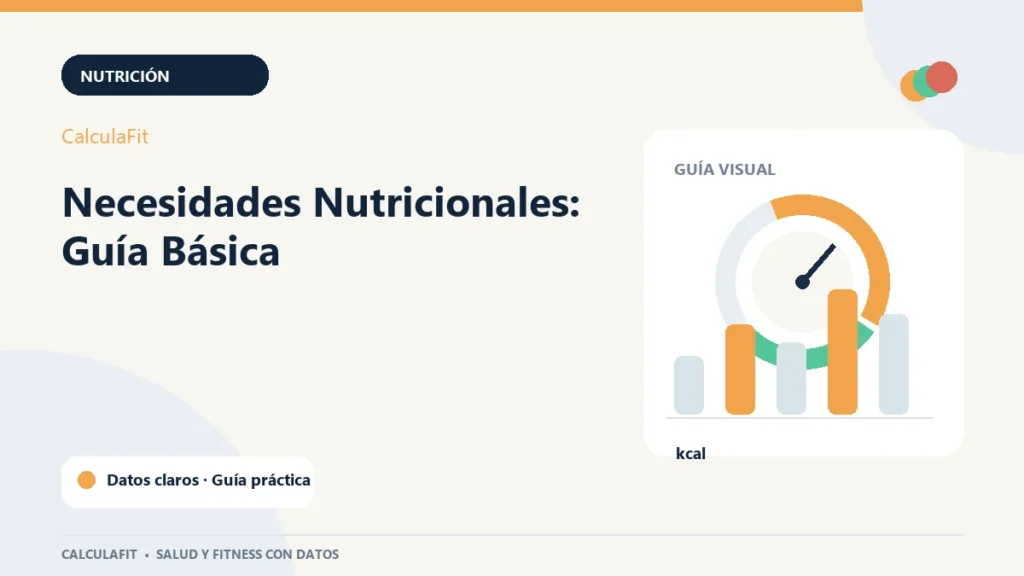 Infografía: Necesidades Nutricionales: Guía Básica | CalculaFit
